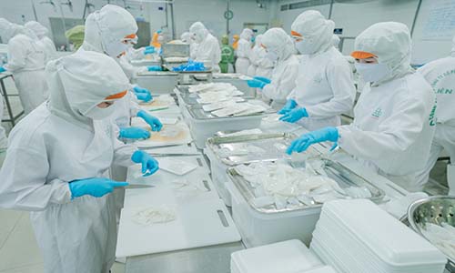 Chế biến thủy sản xuất khẩu